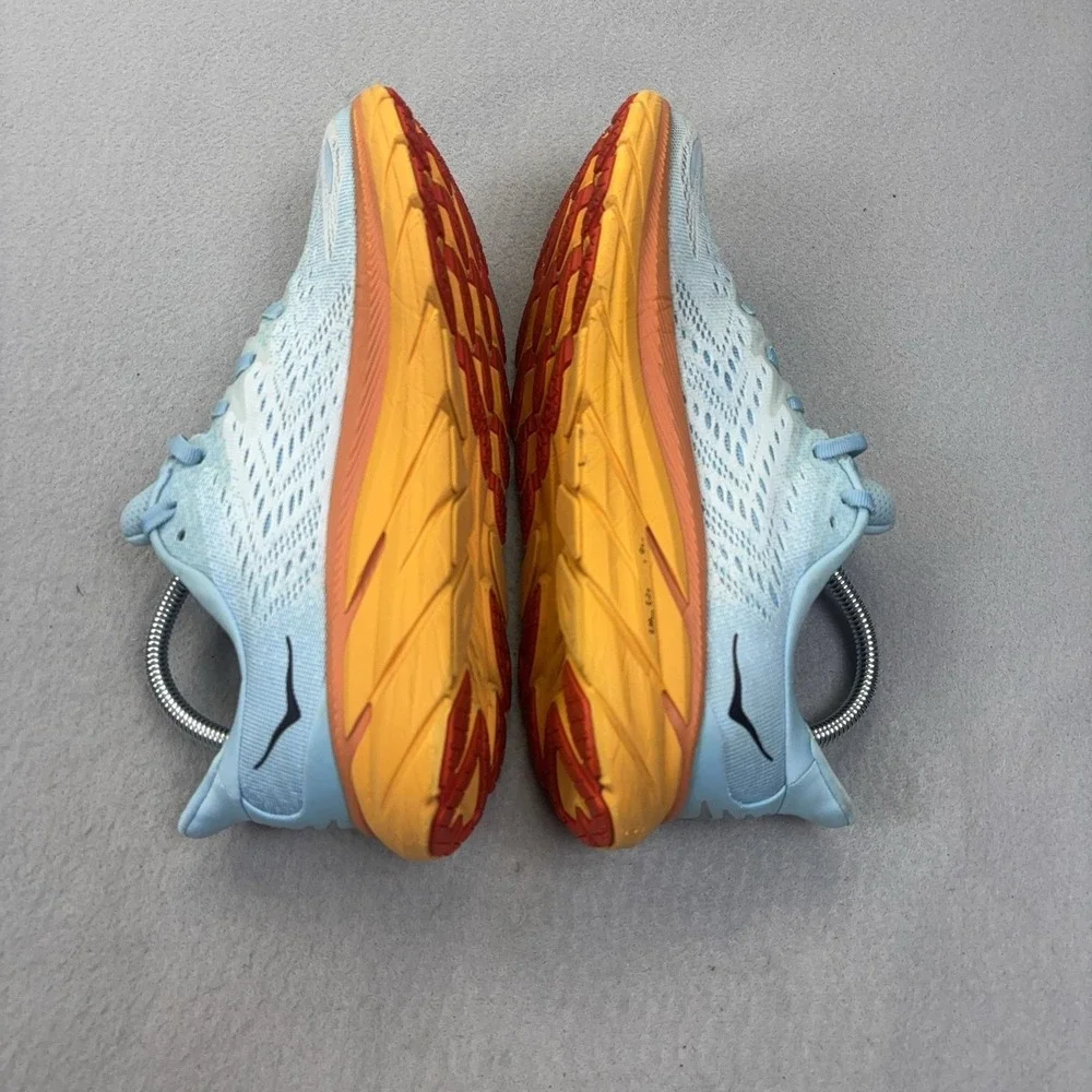 Hoka One One Clifton 8 Shoes Womens Size 8 Blue Running Sneakers‎ 1119394 SSIF